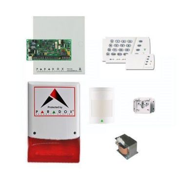 PARADOX SP-4000 Kablolu Hırsız Alarm Seti (Panel + Keyp